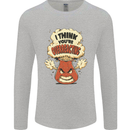 Overreacting Funny Chemistry Geek Nerd Mens Long Sleeve T-Shirt Sports Grey