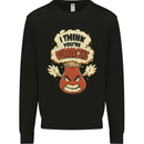 Overreacting Funny Chemistry Geek Nerd Mens Sweatshirt Jumper Black