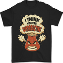 Overreacting Funny Chemistry Geek Nerd Mens T-Shirt 100% Cotton Black