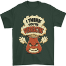 Overreacting Funny Chemistry Geek Nerd Mens T-Shirt 100% Cotton Forest Green