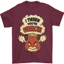 Overreacting Funny Chemistry Geek Nerd Mens T-Shirt 100% Cotton Maroon