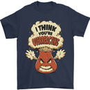 Overreacting Funny Chemistry Geek Nerd Mens T-Shirt 100% Cotton Navy Blue