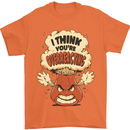 Overreacting Funny Chemistry Geek Nerd Mens T-Shirt 100% Cotton Orange