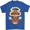 Overreacting Funny Chemistry Geek Nerd Mens T-Shirt 100% Cotton Royal Blue