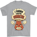 Overreacting Funny Chemistry Geek Nerd Mens T-Shirt 100% Cotton Sports Grey