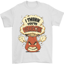 Overreacting Funny Chemistry Geek Nerd Mens T-Shirt 100% Cotton White