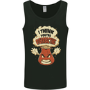 Overreacting Funny Chemistry Geek Nerd Mens Vest Tank Top Black