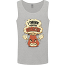 Overreacting Funny Chemistry Geek Nerd Mens Vest Tank Top Sports Grey