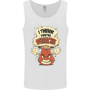 Overreacting Funny Chemistry Geek Nerd Mens Vest Tank Top White