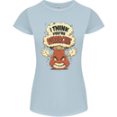 Overreacting Funny Chemistry Geek Nerd Womens Petite Cut T-Shirt Light Blue