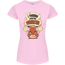 Overreacting Funny Chemistry Geek Nerd Womens Petite Cut T-Shirt Light Pink