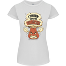 Overreacting Funny Chemistry Geek Nerd Womens Petite Cut T-Shirt White