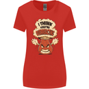 Overreacting Funny Chemistry Geek Nerd Womens Wider Cut T-Shirt Red