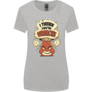 Overreacting Funny Chemistry Geek Nerd Womens Wider Cut T-Shirt Sports Grey