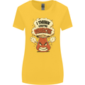 Overreacting Funny Chemistry Geek Nerd Womens Wider Cut T-Shirt Yellow