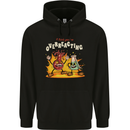 Overreacting Funny Chemistry Science Mens 80% Cotton Hoodie Black