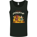 Overreacting Funny Chemistry Science Mens Vest Tank Top Black