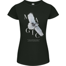 Owl Magic Womens Petite Cut T-Shirt Black