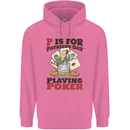 P For Poker Not St Patricks Day Funny Mens 80% Cotton Hoodie Azelea