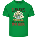 P For Poker Not St Patricks Day Funny Mens Cotton T-Shirt Tee Top Irish Green