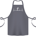 Paddle Boarding Pulse Paddleboard ECG Cotton Apron 100% Organic Steel