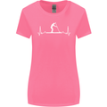 Paddle Boarding Pulse Paddleboard ECG Womens Wider Cut T-Shirt Azalea