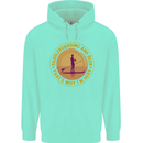 Paddle Boarding & Beer Funny Paddleboard Alcohol Childrens Kids Hoodie Peppermint