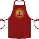 Paddle Boarding & Beer Funny Paddleboard Alcohol Cotton Apron 100% Organic Maroon
