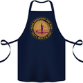 Paddle Boarding & Beer Funny Paddleboard Alcohol Cotton Apron 100% Organic Navy Blue