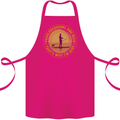 Paddle Boarding & Beer Funny Paddleboard Alcohol Cotton Apron 100% Organic Pink