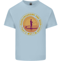 Paddle Boarding & Beer Funny Paddleboard Alcohol Kids T-Shirt Childrens Light Blue