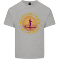 Paddle Boarding & Beer Funny Paddleboard Alcohol Kids T-Shirt Childrens Sports Grey