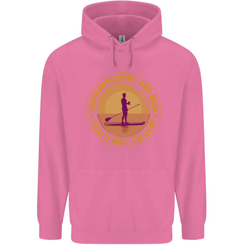 Paddle Boarding & Beer Funny Paddleboard Alcohol Mens 80% Cotton Hoodie Azelea