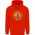 Paddle Boarding & Beer Funny Paddleboard Alcohol Mens 80% Cotton Hoodie Bright Red