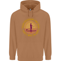 Paddle Boarding & Beer Funny Paddleboard Alcohol Mens 80% Cotton Hoodie Caramel Latte