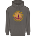 Paddle Boarding & Beer Funny Paddleboard Alcohol Mens 80% Cotton Hoodie Charcoal