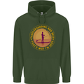 Paddle Boarding & Beer Funny Paddleboard Alcohol Mens 80% Cotton Hoodie Forest Green