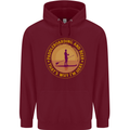 Paddle Boarding & Beer Funny Paddleboard Alcohol Mens 80% Cotton Hoodie Maroon