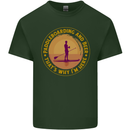 Paddle Boarding & Beer Funny Paddleboard Alcohol Mens Cotton T-Shirt Tee Top Forest Green