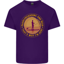 Paddle Boarding & Beer Funny Paddleboard Alcohol Mens Cotton T-Shirt Tee Top Purple