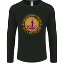 Paddle Boarding & Beer Funny Paddleboard Alcohol Mens Long Sleeve T-Shirt Black