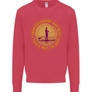 Paddle Boarding & Beer Funny Paddleboard Alcohol Mens Sweatshirt Jumper Heliconia