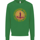 Paddle Boarding & Beer Funny Paddleboard Alcohol Mens Sweatshirt Jumper Irish Green