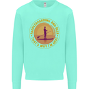 Paddle Boarding & Beer Funny Paddleboard Alcohol Mens Sweatshirt Jumper Peppermint