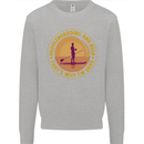 Paddle Boarding & Beer Funny Paddleboard Alcohol Mens Sweatshirt Jumper Sports Grey