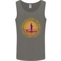 Paddle Boarding & Beer Funny Paddleboard Alcohol Mens Vest Tank Top Charcoal