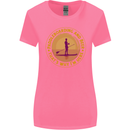 Paddle Boarding & Beer Funny Paddleboard Alcohol Womens Wider Cut T-Shirt Azalea