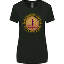 Paddle Boarding & Beer Funny Paddleboard Alcohol Womens Wider Cut T-Shirt Black
