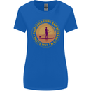 Paddle Boarding & Beer Funny Paddleboard Alcohol Womens Wider Cut T-Shirt Royal Blue