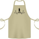 Paddleboard ECG Paddleboarding Pulse Cotton Apron 100% Organic Khaki